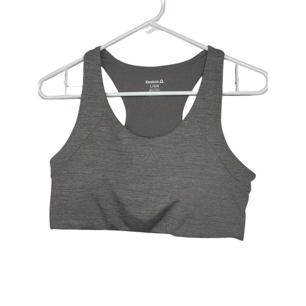 Reebok Sports Bra Women's Large Brown Impact Reflex Racerback